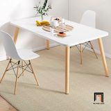  Bộ bàn ăn hình chữ nhật 1m2 6-OC4-GCF1-BKH108 cho gia đình 