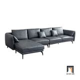  Bộ ghế sofa góc da giả 3m x 1m6 GT147 Santafe phòng khách lớn 