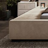  Giường ngủ hiện đại bọc vải nhung nỉ GN60 Anais cho diện tích lớn 