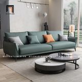  Bộ ghế sofa da giả KT37 Noha màu xanh lá cao cấp 