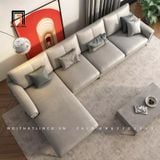  Bộ ghế sofa góc L da giả GT30 - Shyne kiểu dáng hiện đại 