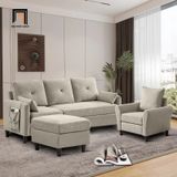  Bộ ghế sofa gia đình vải nỉ KT126 Penelopa giá rẻ xinh xắn 