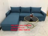  Bộ bàn ghế sofa góc L giá rẻ | Ghế sofa góc xanh dương nước biển đẹp | Nội thất Linco Sài Gòn 