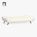  Ghế sofa giường bọc da GB13 Finn dài 1m8 màu trắng kem 