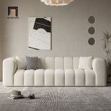  Ghế sofa văng dài 2m BT267 Kaisei vải lông cừu đẹp cho shop tiệm 