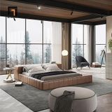  Giường ngủ bọc da giả GN59 Adeline cho phòng diện tích lớn 