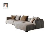  Bộ ghế sofa góc bọc da Pu GT138 Columbus 2m8 x 1m6 màu xám 