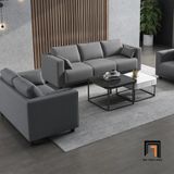  Bộ ghế sofa cho văn phòng KT101 Redfield màu đỏ đô nhỏ gọn 