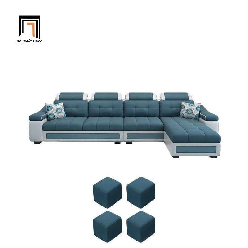  Bộ ghế sofa góc chữ L 3m x 1m6 GT179 Attica cho phòng khách lớn 