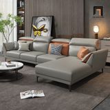  Bộ ghế sofa góc L gật gù GT212 Khalaf 3m x 1m6 da pu sang trọng 
