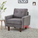  Ghế sofa đơn mini DT8 Brook vải nhung hiện đại giá rẻ 