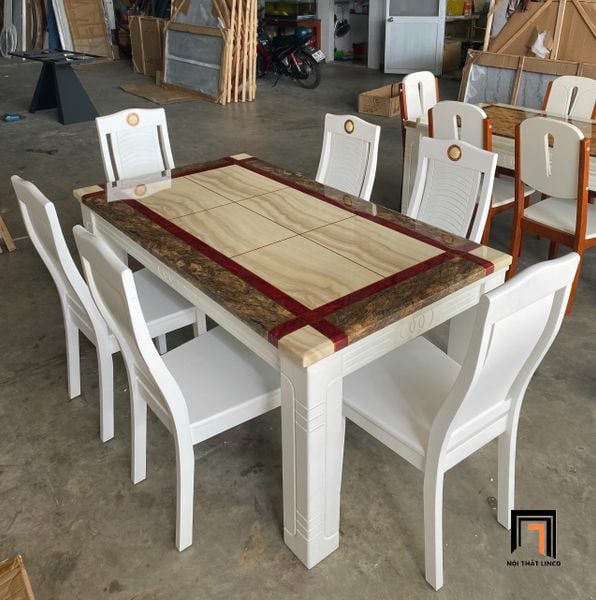 combo bàn ăn 6 ghế ngồi