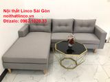  Bộ sofa góc giá rẻ | Ghế sofa góc L xám trắng đẹp giá rẻ nhỏ phòng khách | Nội thất Linco Tphcm Sài Gòn 