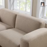  Ghế sofa băng giá rẻ BT163 Centaur dài 2m màu trắng kem 