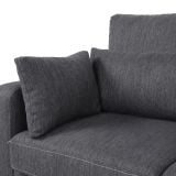  Ghế sofa băng văng dài xám đậm BT228 Oliver dài 1m9 giá rẻ 