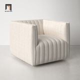  Ghế sofa đơn trang trí DT35 Brant nhỏ xinh màu kem 