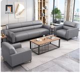  Bộ ghế sofa văn phòng tiếp khách KT163 Trawen bọc da giả 