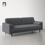  Ghế sofa băng dài 1m8 màu xám BT210 Nieto nhỏ gọn 