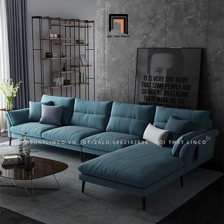  Bộ ghế sofa góc GT54 Jasiway 3m1 x 1m6 cho phòng khách lớn 