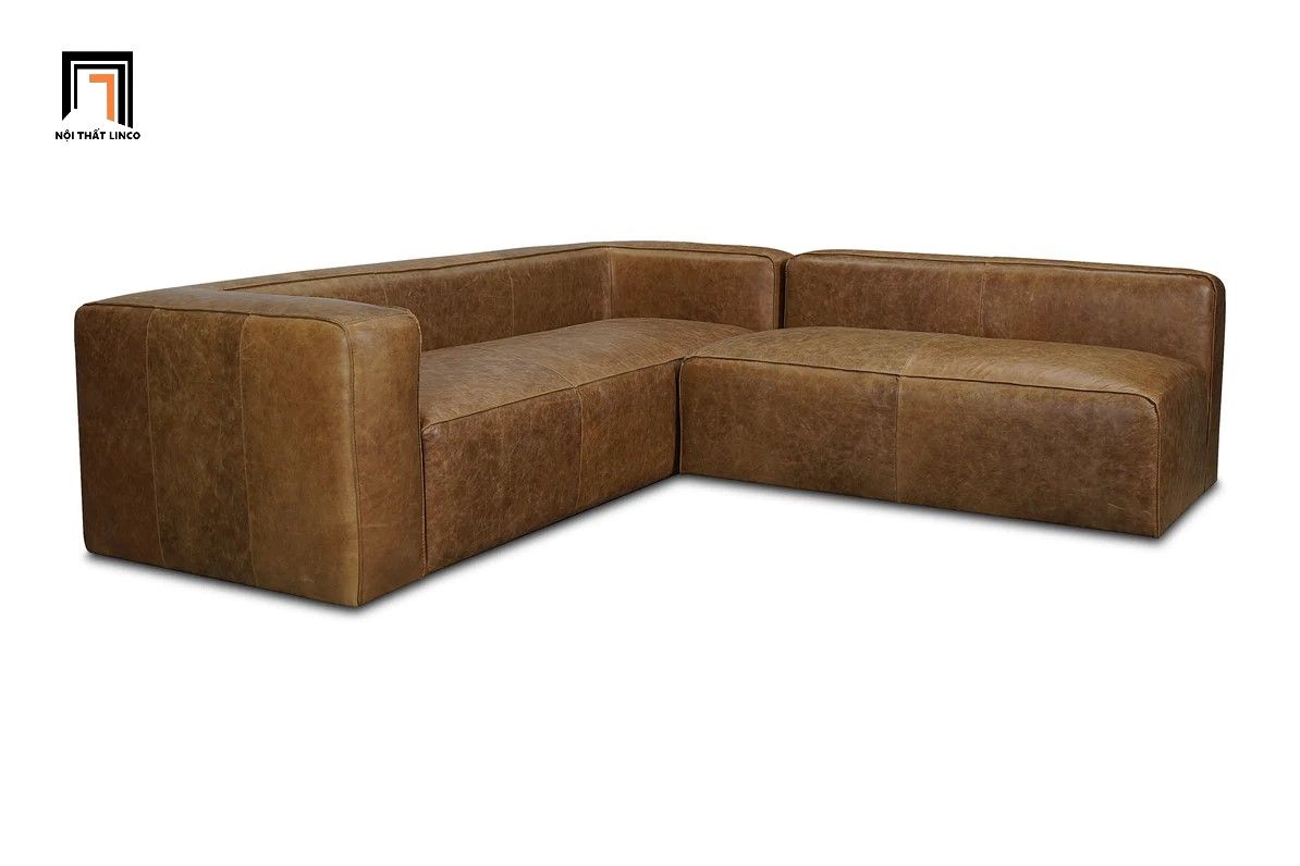  Ghế sofa góc bọc simili giả da GT12 Wilco 2m x 2m cho văn phòng 