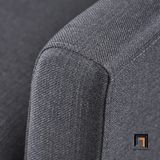  Ghế sofa đơn nhỏ xinh DT28 Hamton màu xám đen 