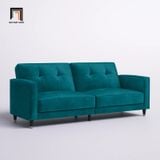  Ghế sofa giường nằm 1m8 GB42 Novelle vải nhung xanh lá 