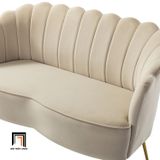  Set ghế sofa cong vải nhung KT159 Hendix đặt sảnh chờ xinh 