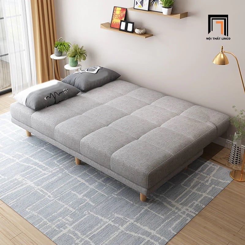  Ghế sofa giường giá rẻ GB60 Marie dài 1m8 phối màu cam 