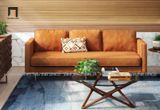  Ghế sofa băng da công nghiệp BT32-Roderic dài 2m màu da bò 