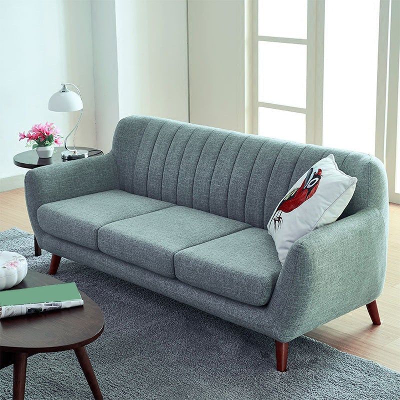  Ghế sofa băng vải nỉ BT299 Iscar màu cam cho shop tiệm 