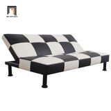  Ghế sofa giường gấp gọn GB73 Adetola 1m7 da Pu phối đen trắng 