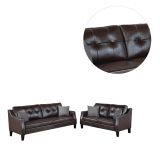  Bộ ghế sofa da công nghiệp KT39 Winir cho phòng khách gia đình 