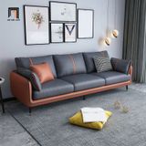  Ghế sofa băng da Pu dài 2m1 BT188 Sken kiểu dáng sang trọng 