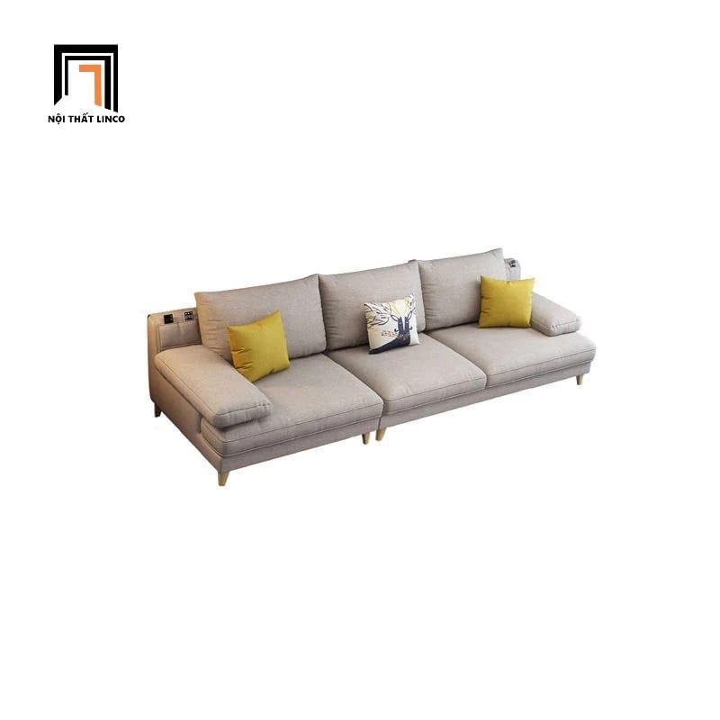  Bộ ghế sofa góc L vải nỉ GT172 Moark 2m6 x 1m8 giá rẻ 