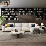  Bộ ghế sofa góc chữ L lớn GT29 Hoove 3m x 1m6 xám trắng 