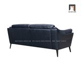  Ghế sofa băng xanh đen BT133 Franz da công nghiệp sang trọng 