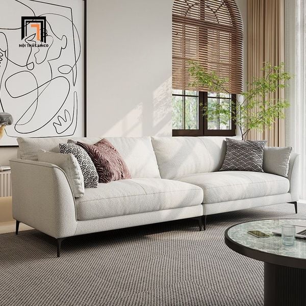 sofa văng vải nỉ cho căn hộ chung cư