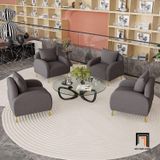  Ghế sofa đơn nhỏ xinh xắn DT31 Keeny trang trí vải nỉ 