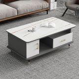  Bàn trà phòng khách hình hộp BSF14 Kenny 1m x 50 có tủ nhỏ 