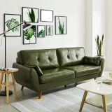  Ghế sofa băng da công nghiệp BT304 Rothry dài 2m sang trọng 