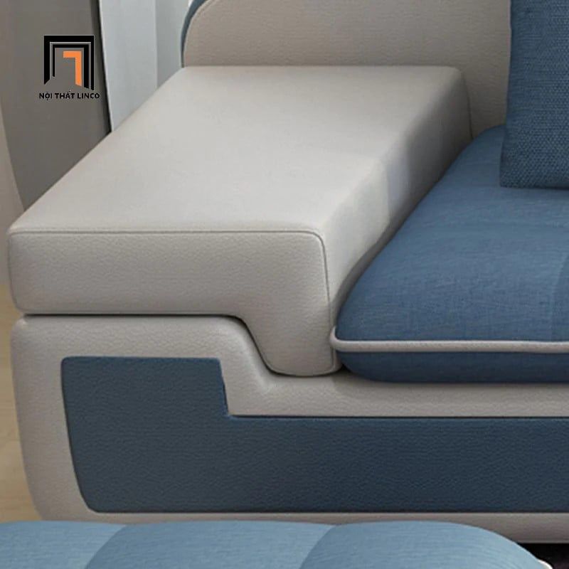  Bộ ghế sofa góc chữ L 3m3 x 1m8 GT175 Sakaston phòng khách lớn 