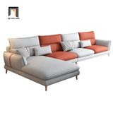  Bộ ghế sofa góc vải nỉ phối màu GT190 Nancy 3m x 1m6 sang trọng 