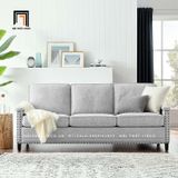  Ghế sofa băng dài 2m đính nút BT107 Ashton sang trọng 