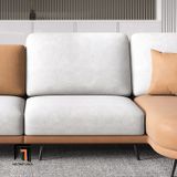  Bộ ghế sofa góc chữ L GT189 Vittel 3m x 1m6 phối màu da Pu 