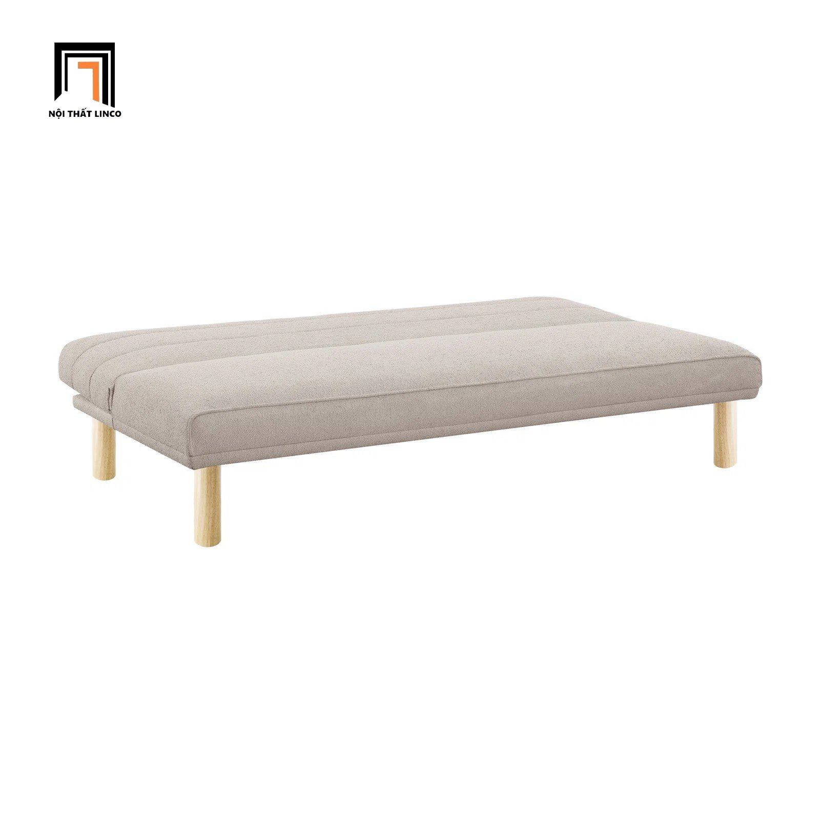 Ghế sofa giường nhỏ gọn 1m7 GB54 Calabas màu trắng kem 