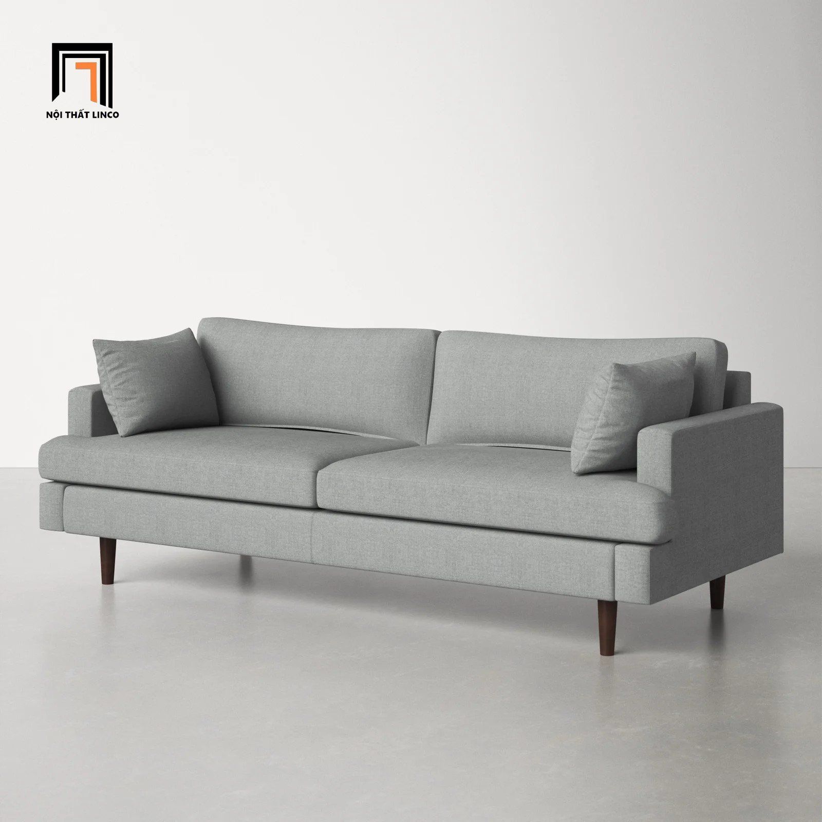  Ghế sofa băng dài giá rẻ BT213 Laguna dài 1m9 xám ghi 