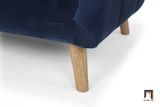  Ghế sofa băng sang trọng BT171 Mistana dài 2m màu xanh đen 