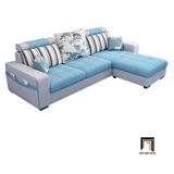  Bộ ghế sofa góc L phòng khách GT137 Hugo 2m4 x 1m6 xinh xắn 