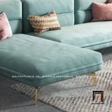  Bộ ghế sofa góc GT55 Velor 2m4 x 1m6 vải nhung nỉ sang trọng 