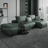  Ghế sofa góc sang trọng GT47 Worme 2m7 x 1m3 da công nghiệp 
